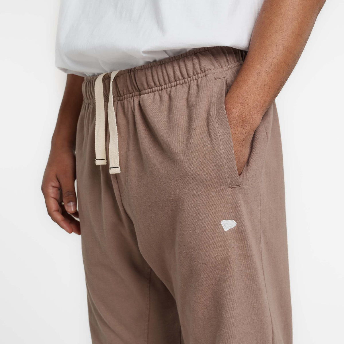 New Era Branded Alden Taupe Gray Sweatpants
