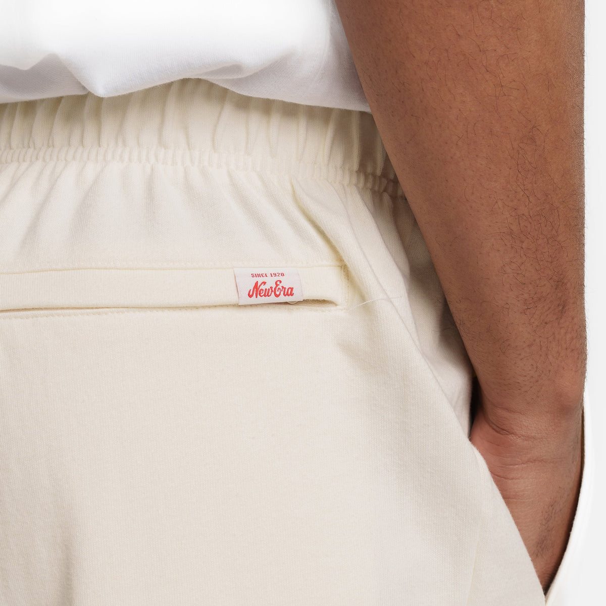 New Era Branded Alden Chrome White Sweatpants