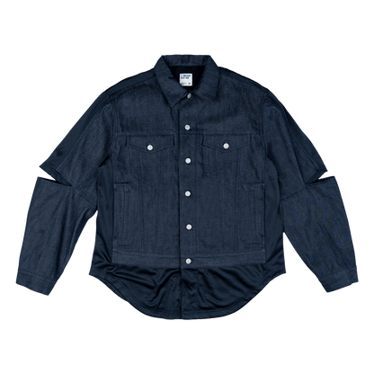 New Era Branded Mutation Navy Denim Jacket