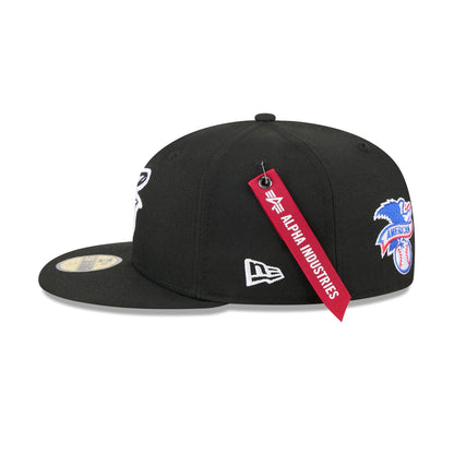 Alpha Industries x Baltimore Orioles Black 59FIFTY Fitted Hat