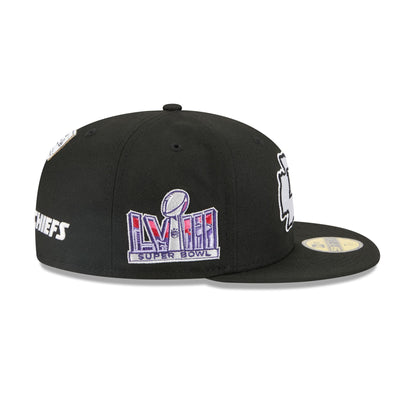 Alpha Industries x Kansas City Chiefs Black 59FIFTY Fitted Hat