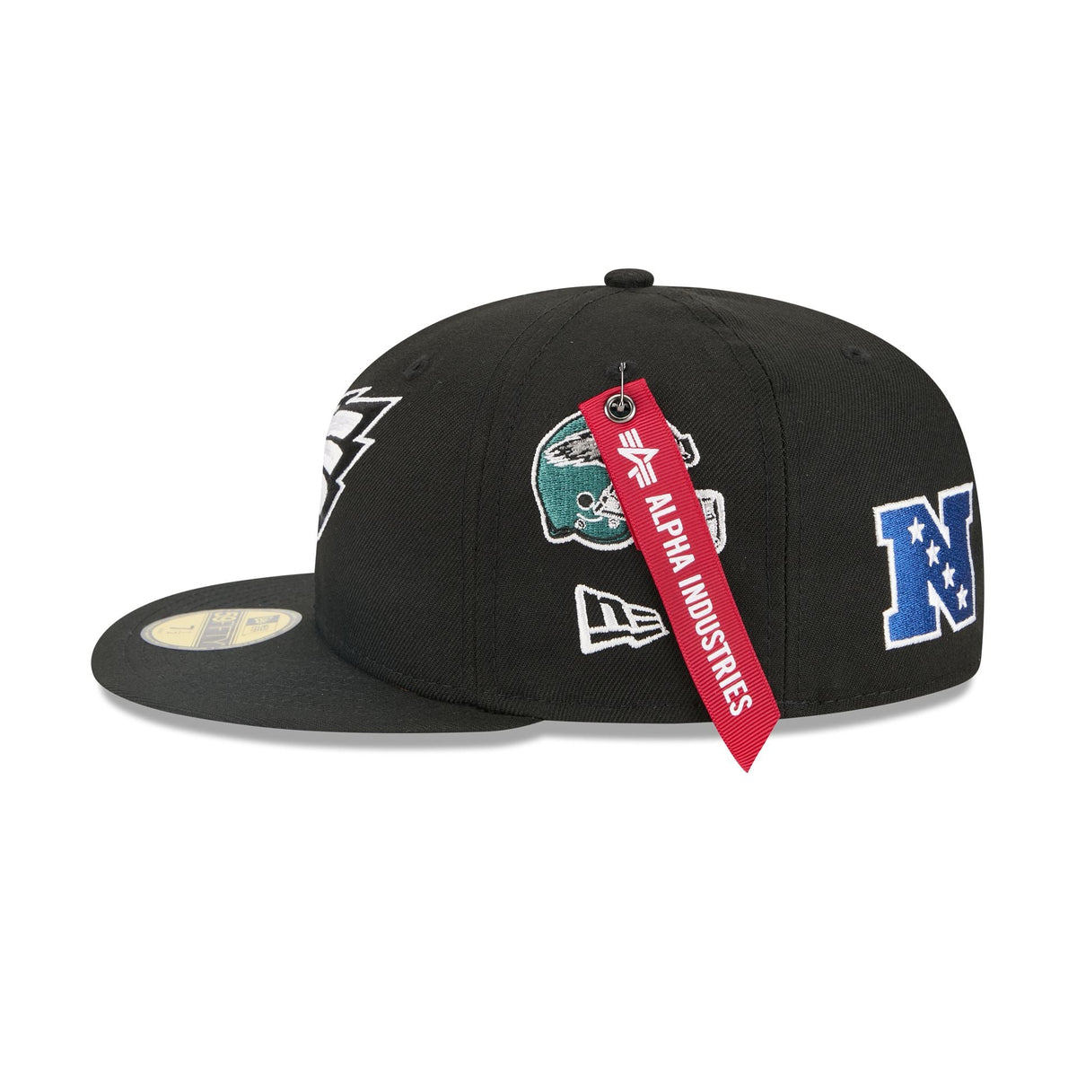 Alpha Industries x Philadelphia Eagles Black 59FIFTY Fitted Hat