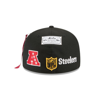 Alpha Industries x Pittsburgh Steelers Black 59FIFTY Fitted Hat