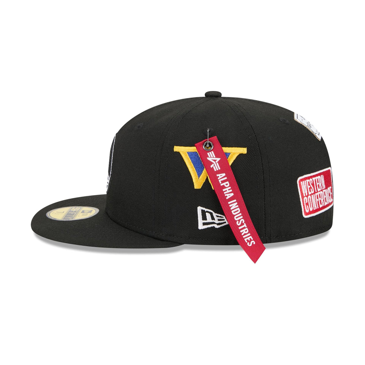 Alpha Industries x Golden State Warriors Black 59FIFTY Fitted Hat