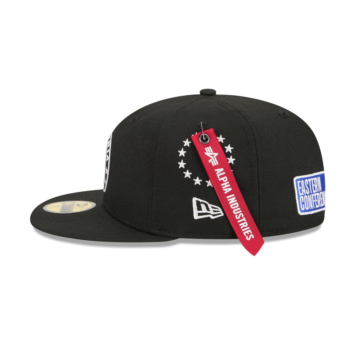 Alpha Industries x Philadelphia 76ers Black 59FIFTY Fitted Hat