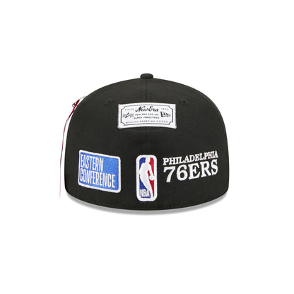 Alpha Industries x Philadelphia 76ers Black 59FIFTY Fitted Hat