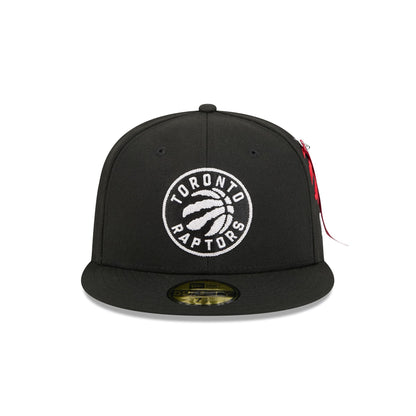 Alpha Industries x Toronto Raptors Black 59FIFTY Fitted Hat