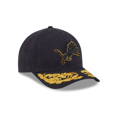Alpha Industries x Detroit Lions Black 9FORTY M-Crown A-Frame Snapback Hat