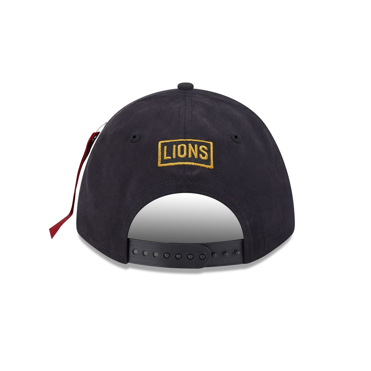 Alpha Industries x Detroit Lions Black 9FORTY M-Crown A-Frame Snapback Hat