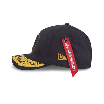 Alpha Industries x New York Giants Black 9FORTY M-Crown A-Frame Snapback Hat