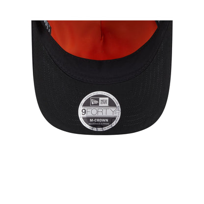 Alpha Industries x New York Knicks Black 9FORTY M-Crown A-Frame Snapback Hat