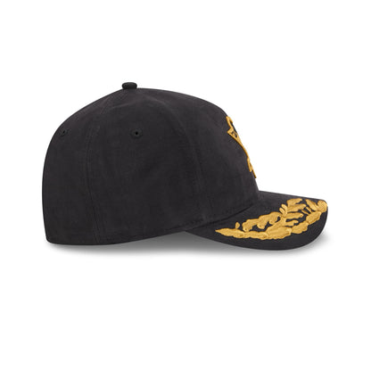 Alpha Industries x Pittsburgh Penguins Black 9FORTY M-Crown A-Frame Snapback Hat