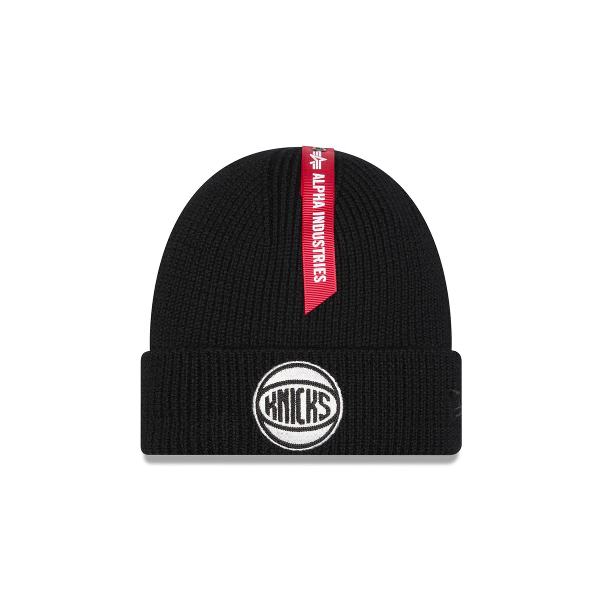 Alpha Industries x New York Knicks Black Cuff Knit Hat