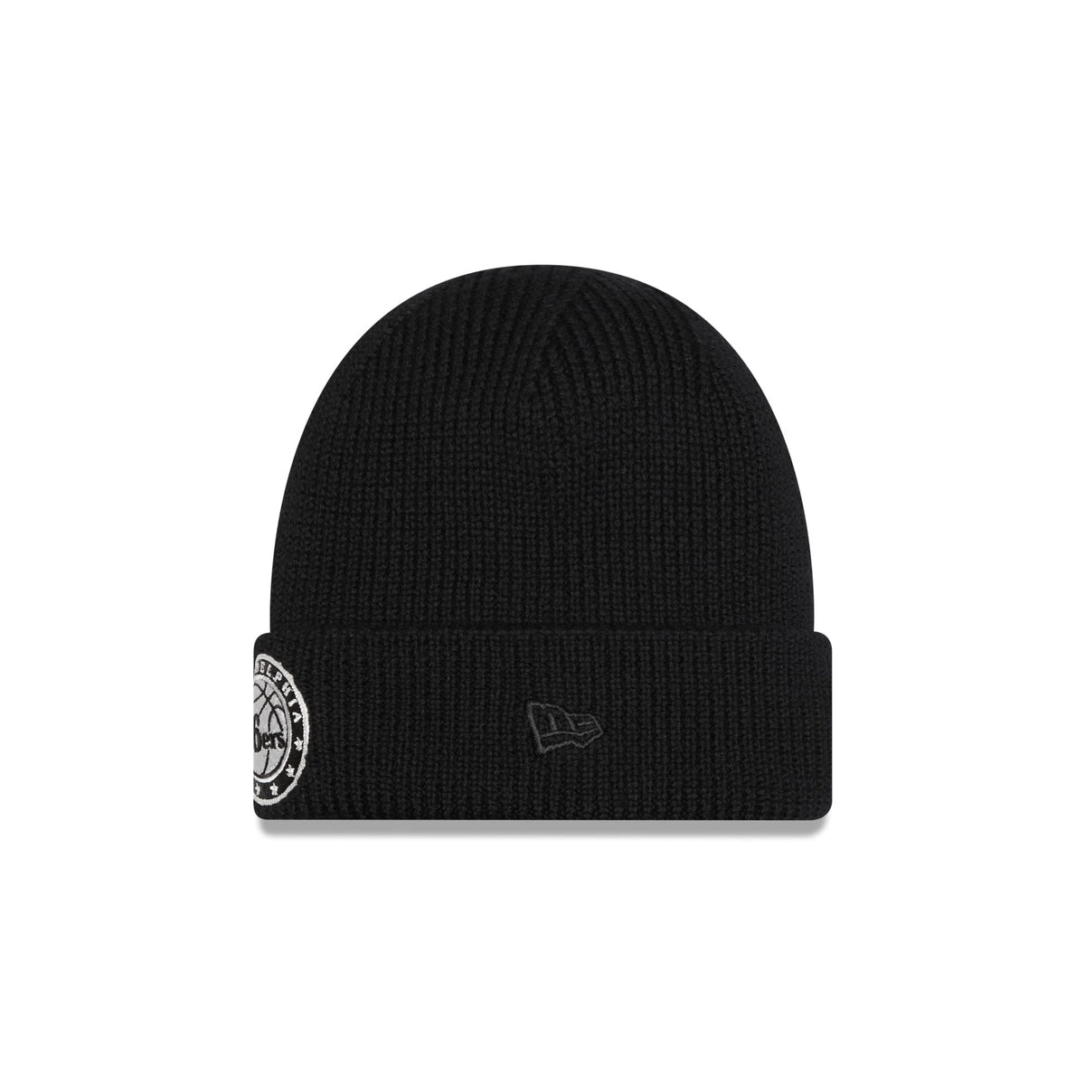 Alpha Industries x Philadelphia 76ers Black Cuff Knit Hat