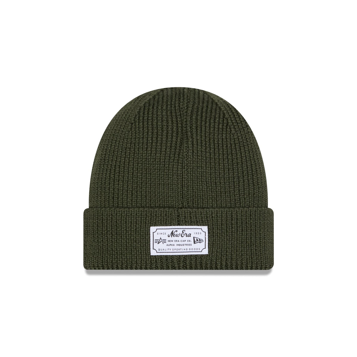 Alpha Industries x Dallas Cowboys Olive Green Cuff Knit Hat