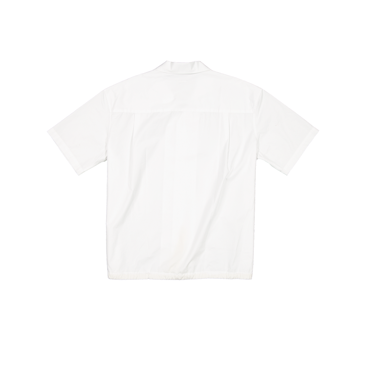 New Era Branded Resort Optic White Open Collared Shirt