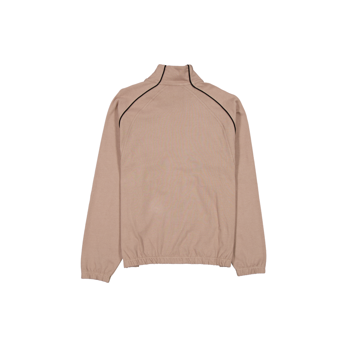 New Era Branded Shoreline Taupe Gray Full-Zip Track Jacket