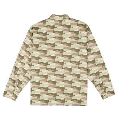 New Era Branded Printed Military Shacket