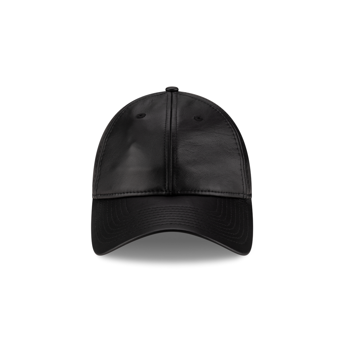 New Era Branded Unstructured Leather 9FORTY Adjustable Hat
