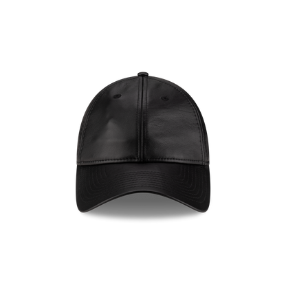 New Era Branded Unstructured Leather 9FORTY Adjustable Hat