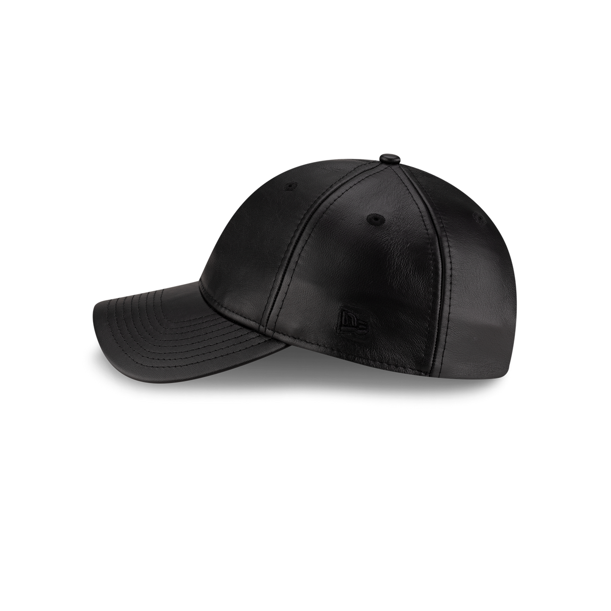 New Era Branded Unstructured Leather 9FORTY Adjustable Hat