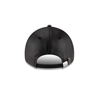 New Era Branded Unstructured Leather 9FORTY Adjustable Hat
