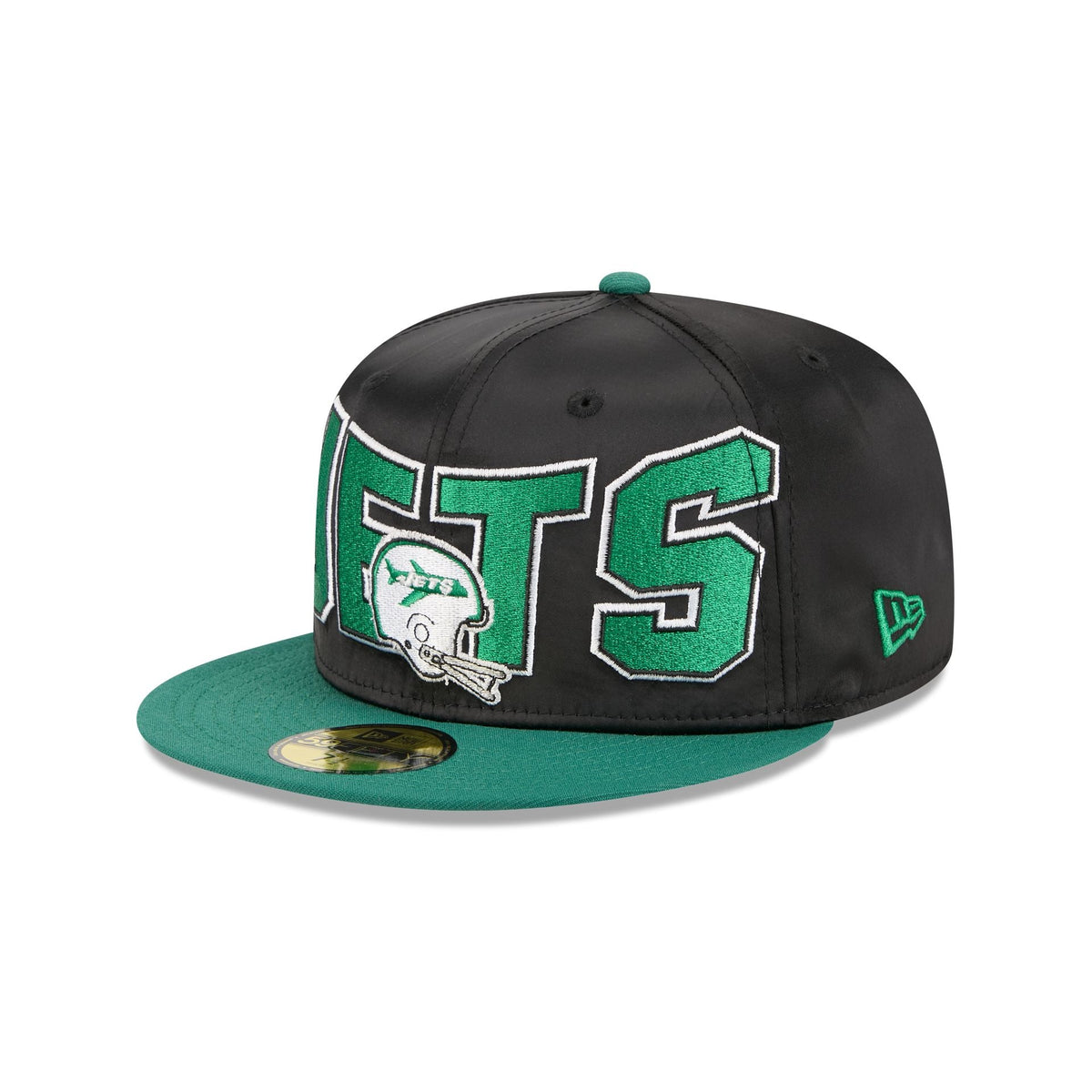 New York Jets Bold Satin 59FIFTY Fitted Hat