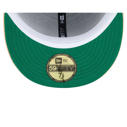 Boston Bruins Leather Visor 59FIFTY Fitted Hat