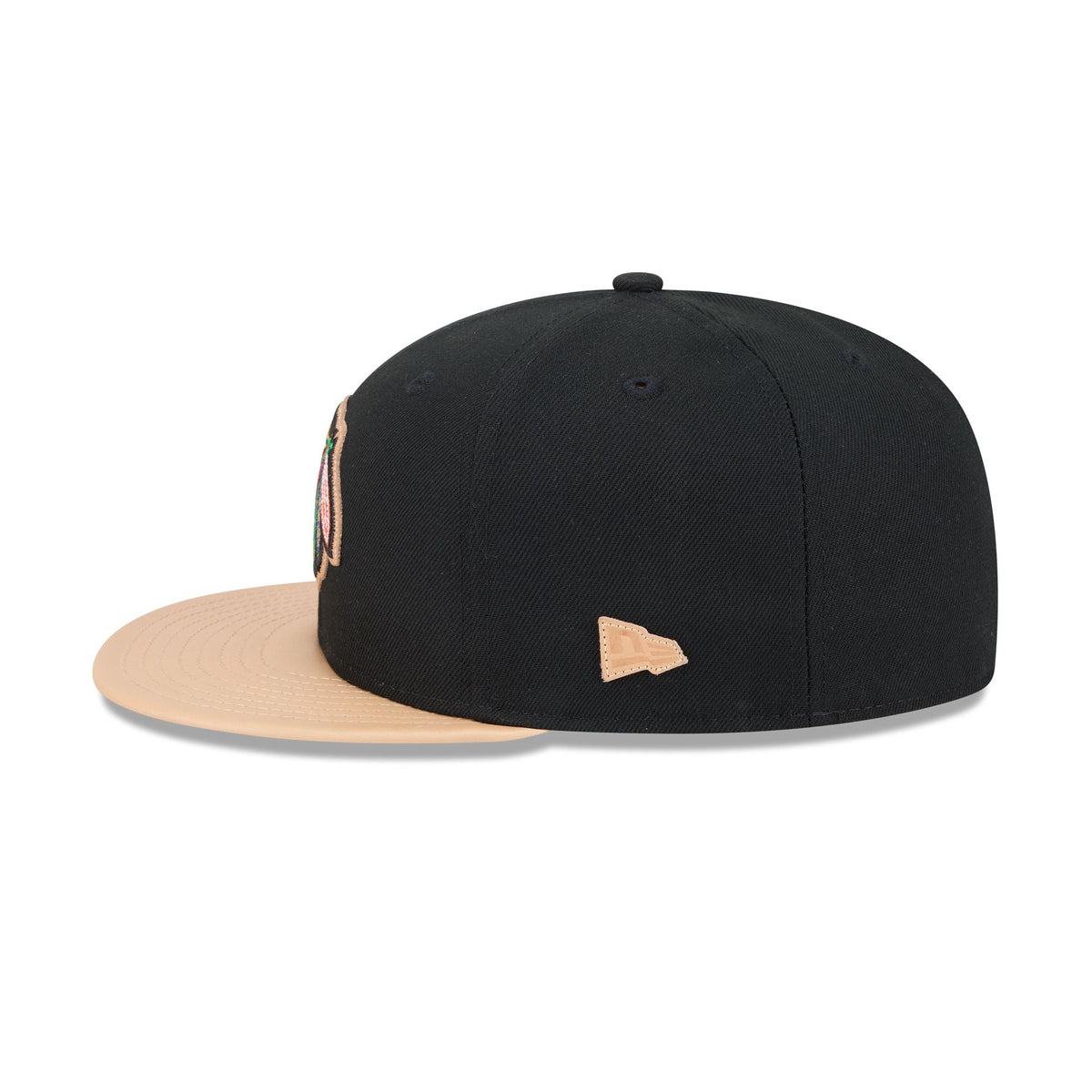 Chicago Blackhawks Leather Visor 59FIFTY Fitted Hat