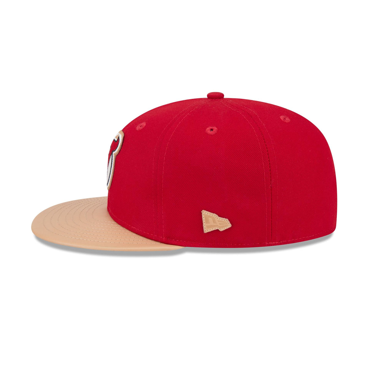 New Jersey Devils Leather Visor 59FIFTY Fitted Hat