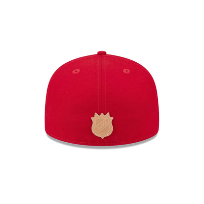 New Jersey Devils Leather Visor 59FIFTY Fitted Hat