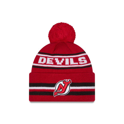 New Jersey Devils Classic Pom Knit Hat