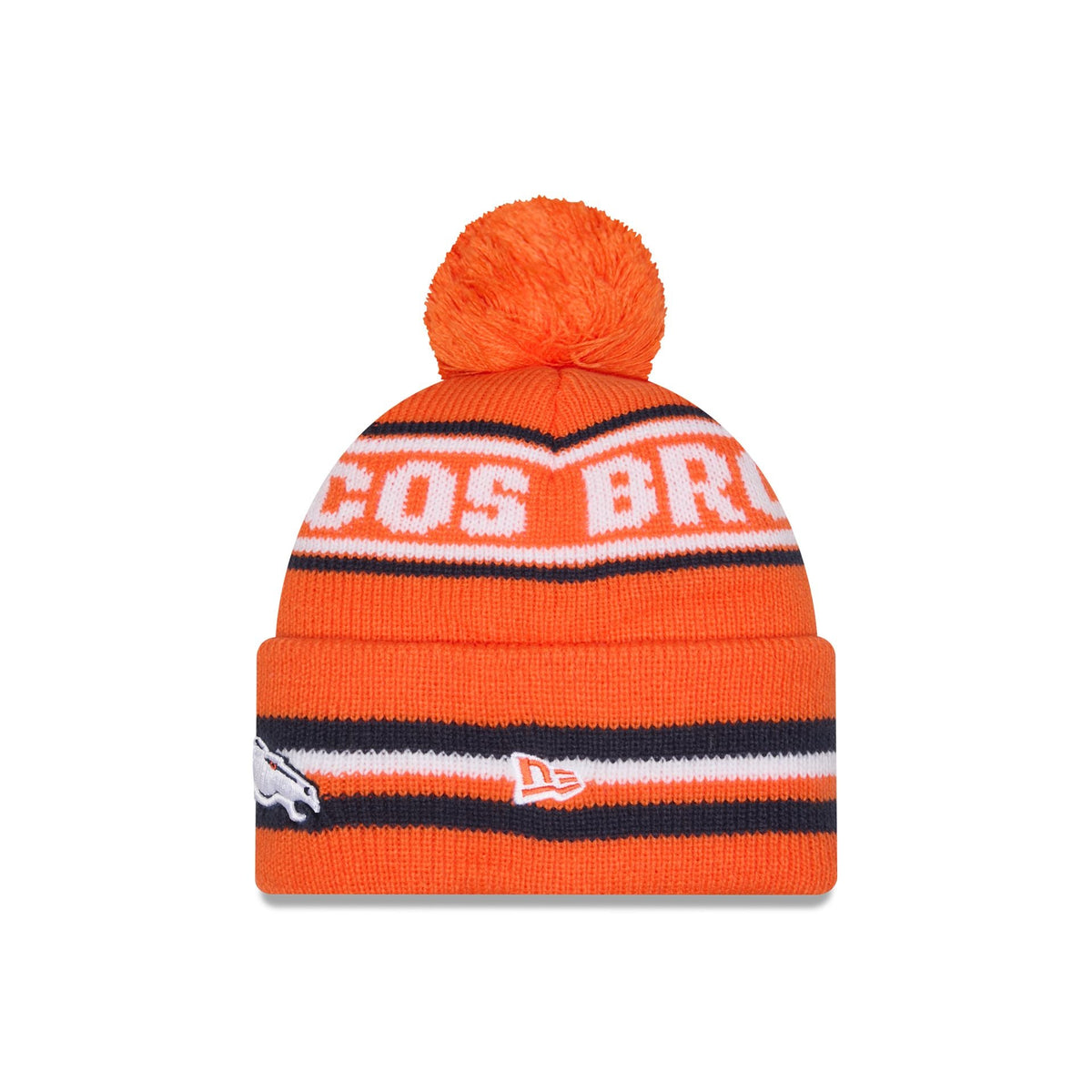Denver Broncos Classic Pom Knit Hat