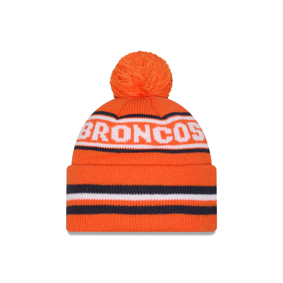 Denver Broncos Classic Pom Knit Hat