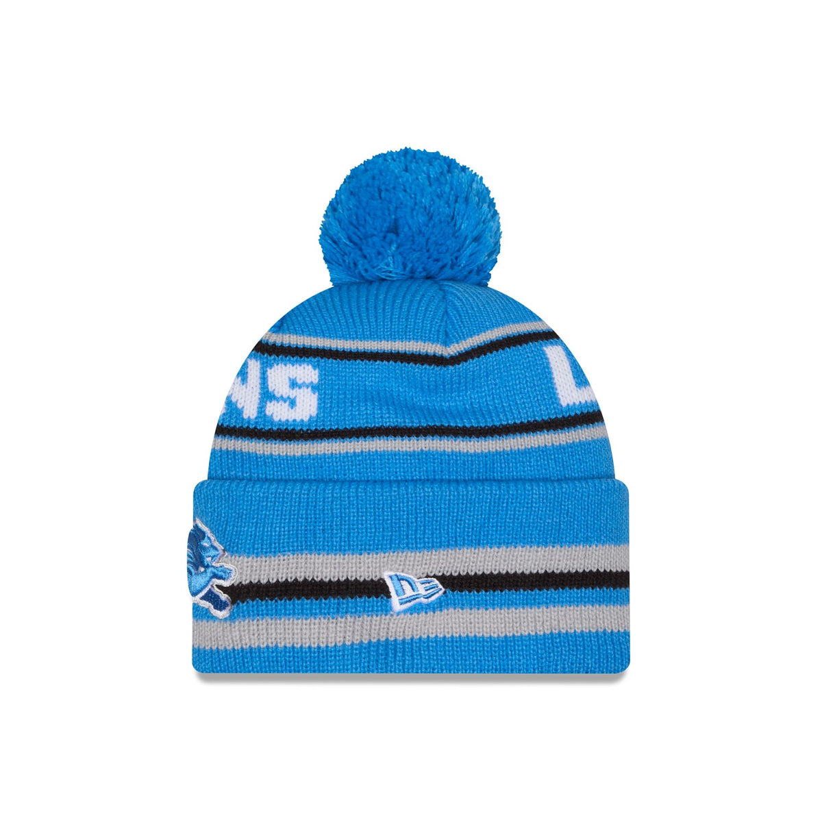 Detroit Lions Classic Pom Knit Hat
