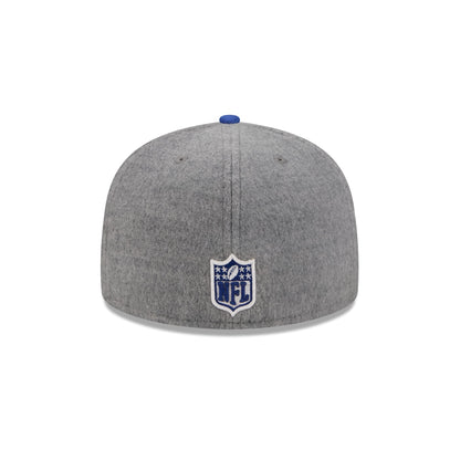 Denver Broncos Heather Gray Wool 59FIFTY Fitted Hat