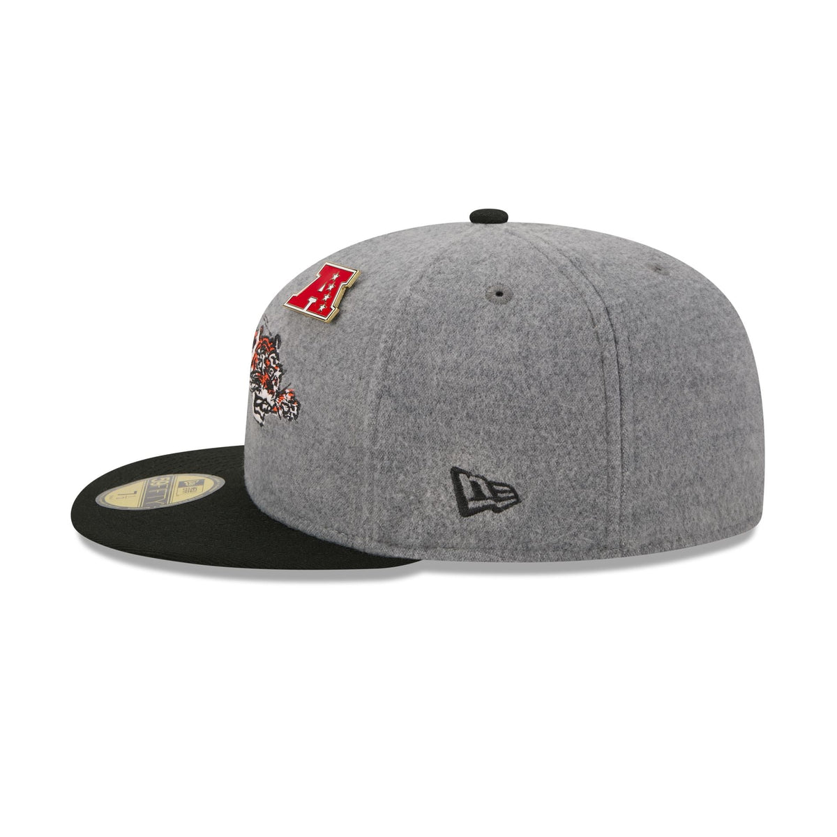 Cincinnati Bengals Heather Gray Wool 59FIFTY Fitted Hat