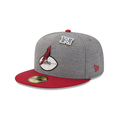 Arizona Cardinals Heather Gray Wool 59FIFTY Fitted Hat