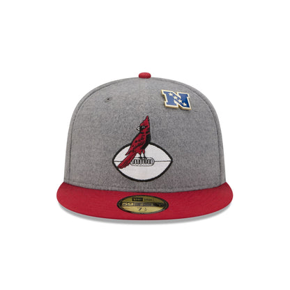 Arizona Cardinals Heather Gray Wool 59FIFTY Fitted Hat