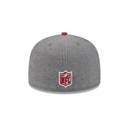 Arizona Cardinals Heather Gray Wool 59FIFTY Fitted Hat