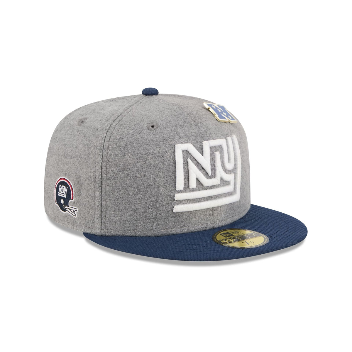 New York Giants Heather Gray Wool 59FIFTY Fitted Hat
