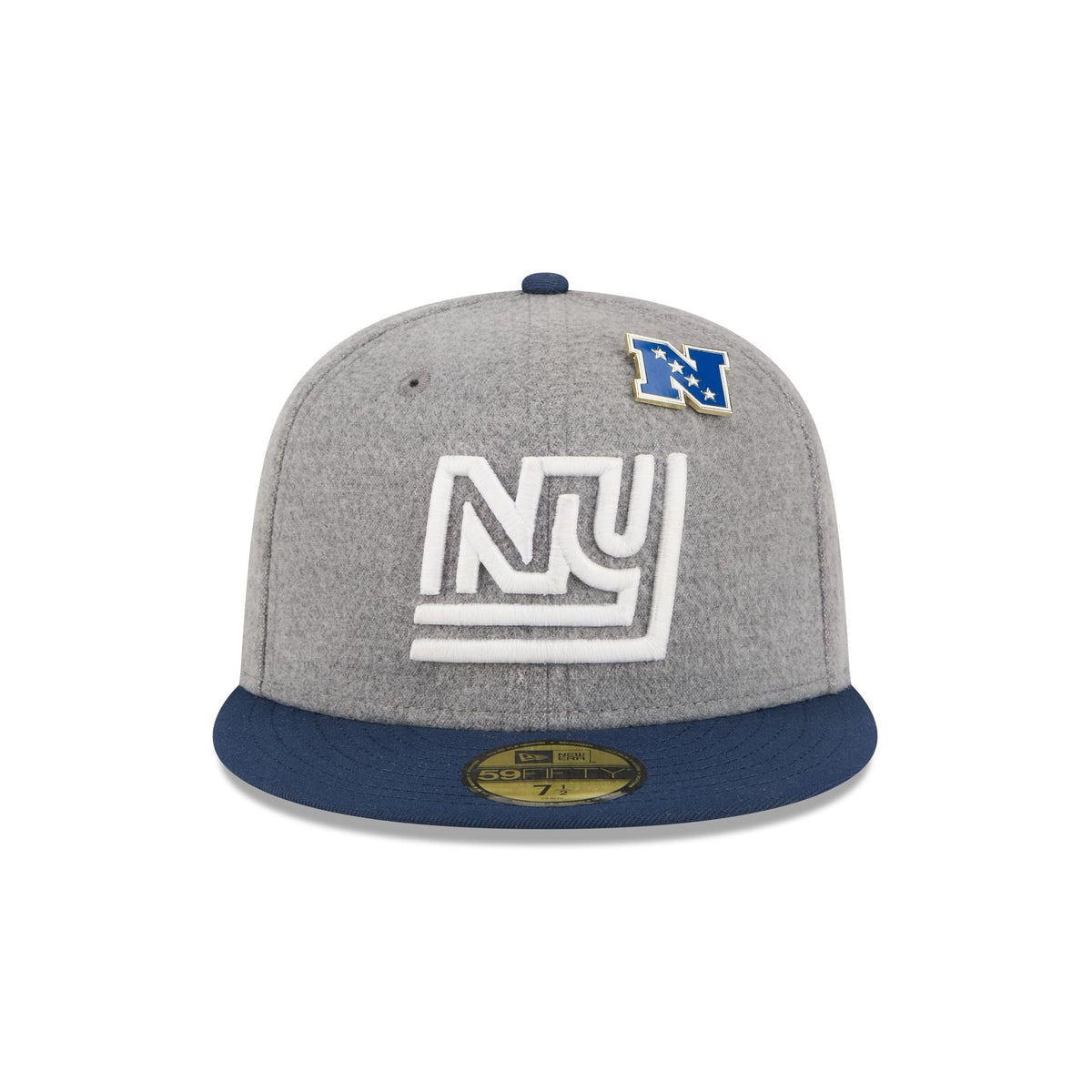 New York Giants Heather Gray Wool 59FIFTY Fitted Hat