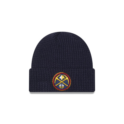 Denver Nuggets Waffle Stitch Knit Beanie Hat