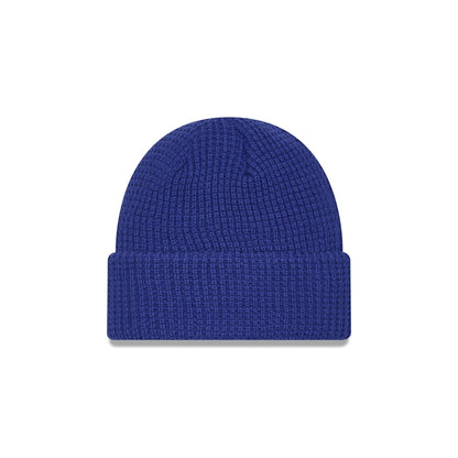 New York Giants Waffle Stitch Knit Beanie Hat