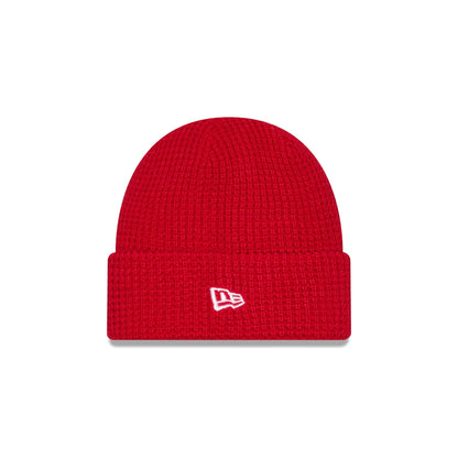 New Jersey Devils Waffle Stitch Knit Beanie Hat