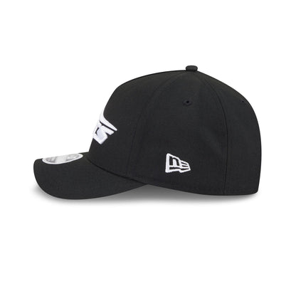 New York Jets Black & White 9FORTY M-Crown A-Frame Snapback Hat
