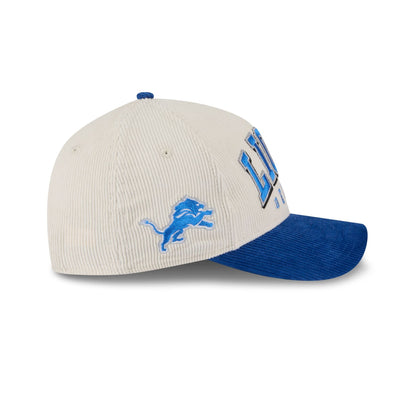 Detroit Lions Stacked Corduroy 9FORTY M-Crown A-Frame Snapback Hat