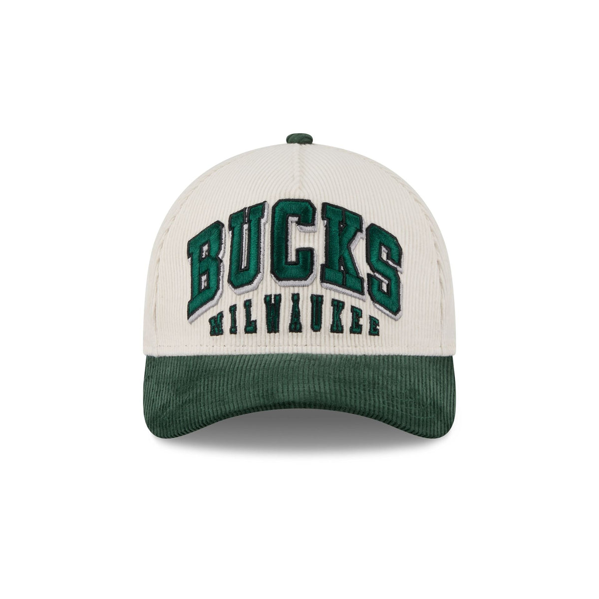 Milwaukee Bucks Stacked Corduroy 9FORTY M-Crown A-Frame Snapback Hat