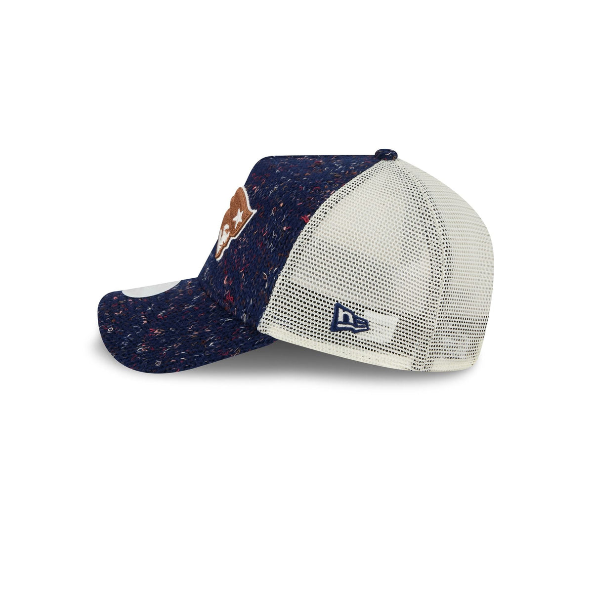 New England Patriots Knit Women's 9FORTY A-Frame Trucker Hat