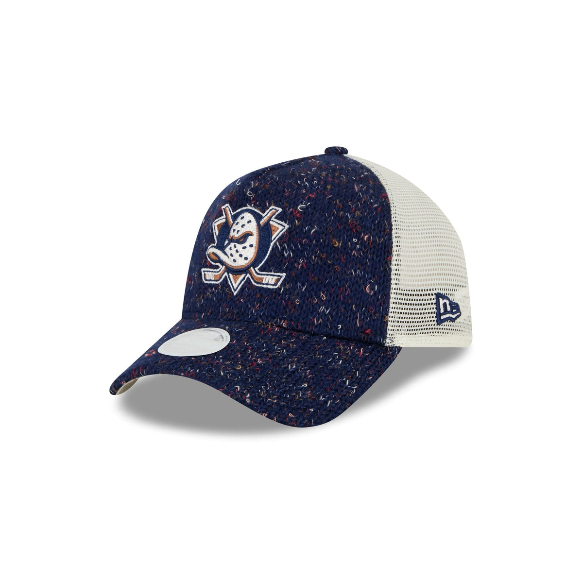 Anaheim Ducks Knit Women's 9FORTY A-Frame Trucker Hat